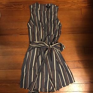 Striped Mossimo Romper with Bow Size XS